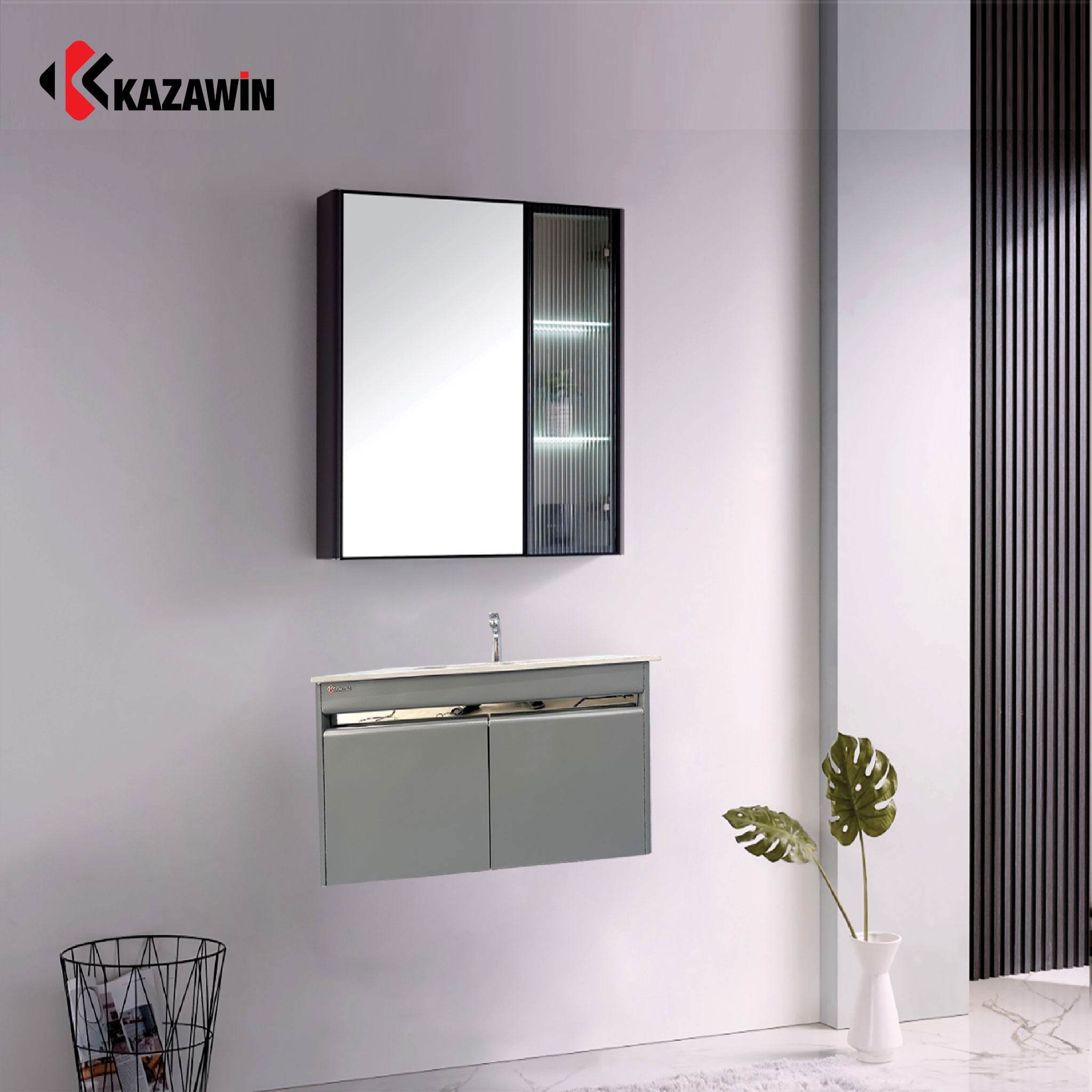 Tủ chậu lavabo Kazawin KTC 8002 Tủ chậu lavabo Kazawin KTC 8002