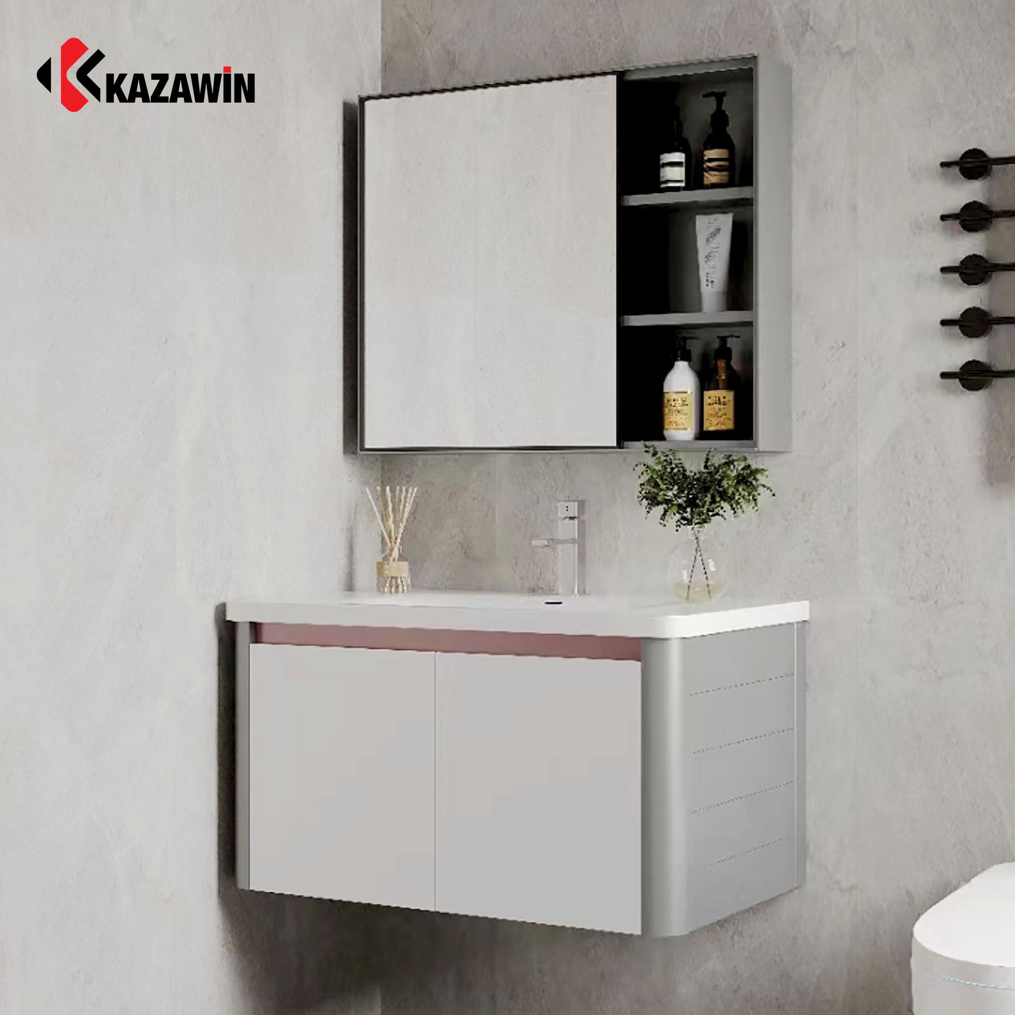 Tủ chậu lavabo Kazawin KTC 8005 Tủ chậu lavabo Kazawin KTC 8005