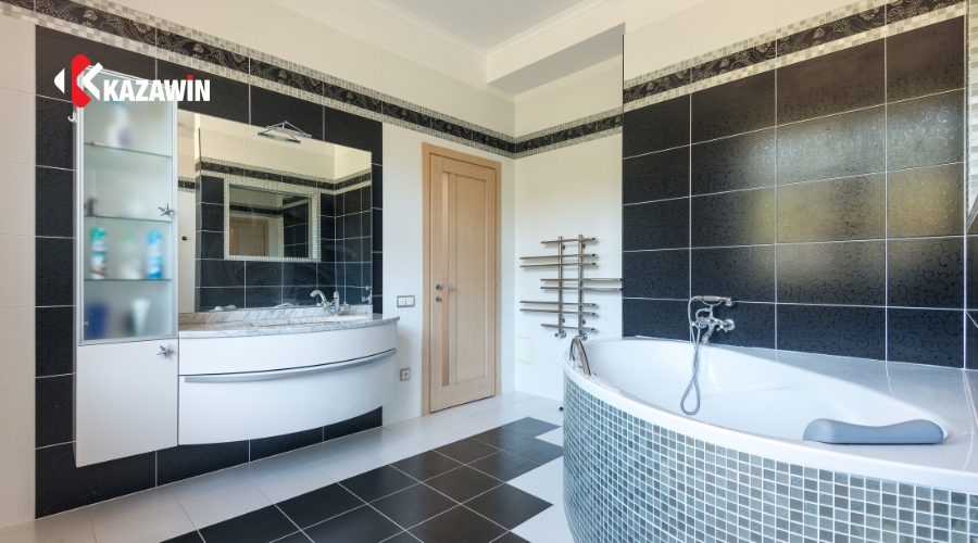 Khoảng cách giữa các thiết bị vệ sinh 4