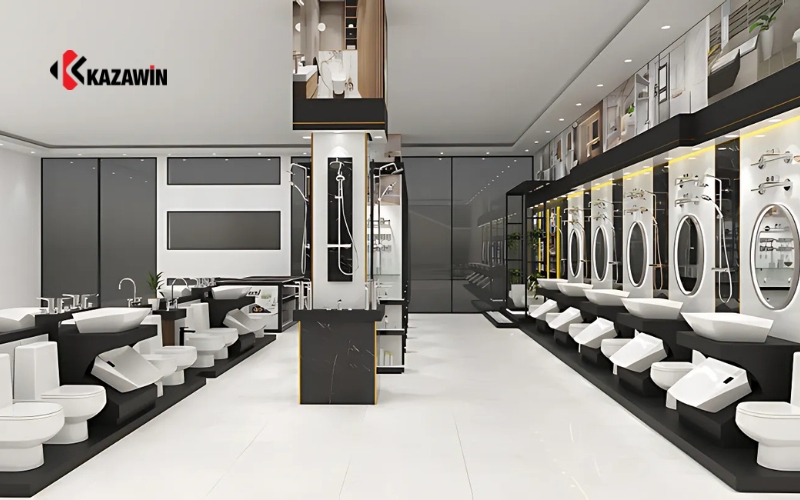 Showroom thiết bị vệ sinh đẹp 1