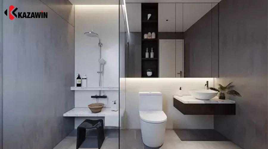 hướng đặt bồn cầu hướng nhà vệ sinh là hướng bồn cầu