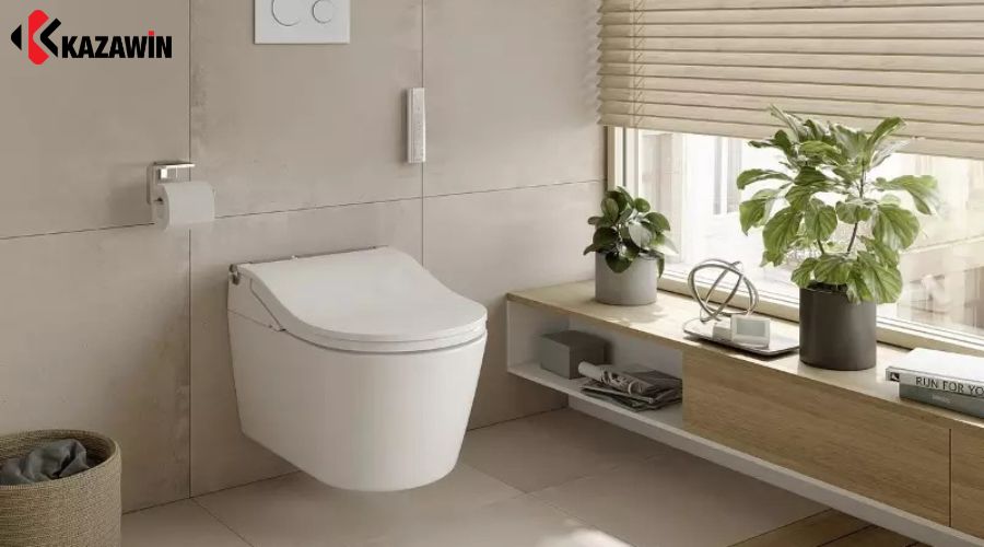 cách lắp bồn cầu treo tường