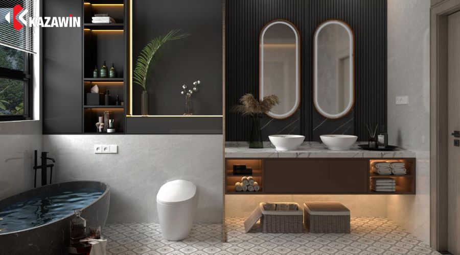 so sánh bồn cầu 1 khối và 2 khối