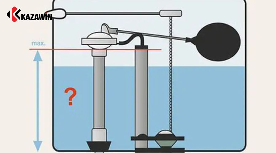 chính khiến bồn cầu bị chảy nước liên tục