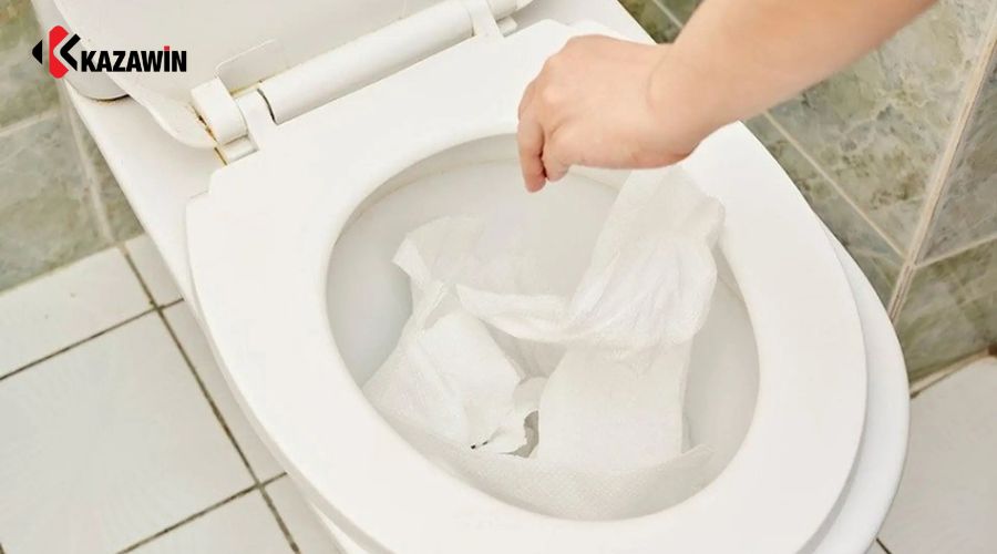 bồn cầu không xả được nước​