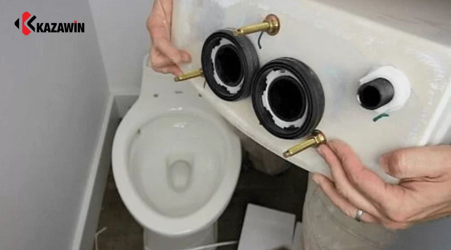 bồn cầu không xả được nước​