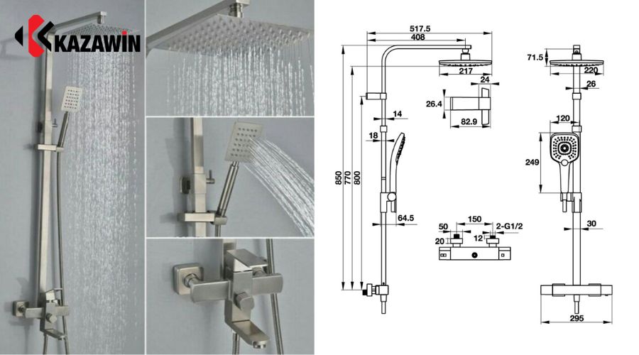 Lợi ích tự lắp đặt cách lắp vòi sen tắm đứng