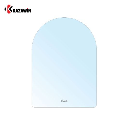GƯƠNG NHÀ TẮM HÌNH TRÒN LƯỢN TRƠN KAZAWIN KGT 010 - PHÔI BỈ