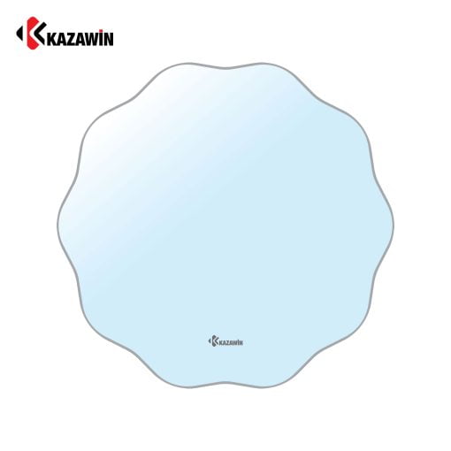 GƯƠNG NHÀ TẮM HÌNH TRÒN LƯỢN TRƠN KAZAWIN KGT 010 - PHÔI BỈ
