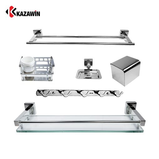 PHỤ KIỆN 6 MÓN ĐẾ VUÔNG KAZAWIN KPKG 304