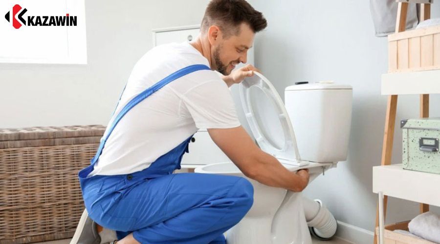 cách lắp bồn cầu liền khối