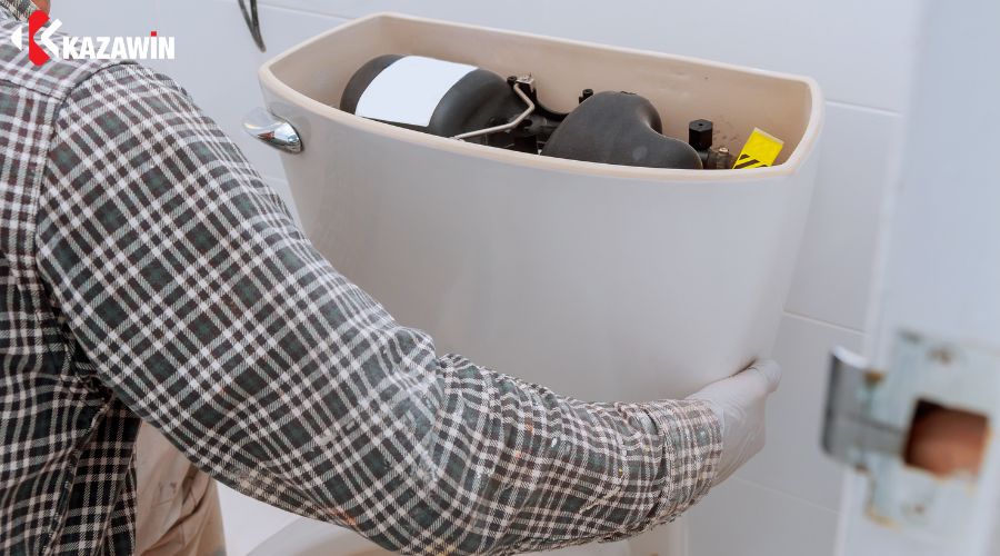 cách tháo bồn cầu
