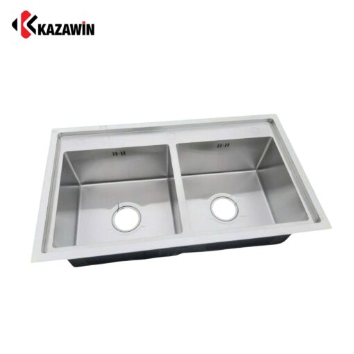 Chậu Rửa Bát 2 Hố Cân Bóng Mờ KCRB 8245