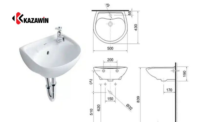 Lavabo treo tường