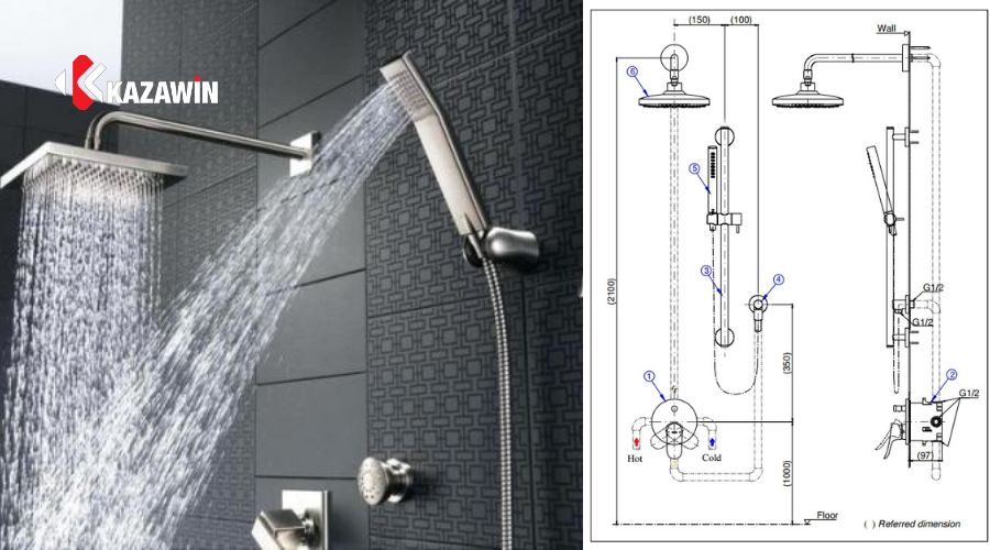 Tiêu chí lựa chọn vòi sen phù hợp