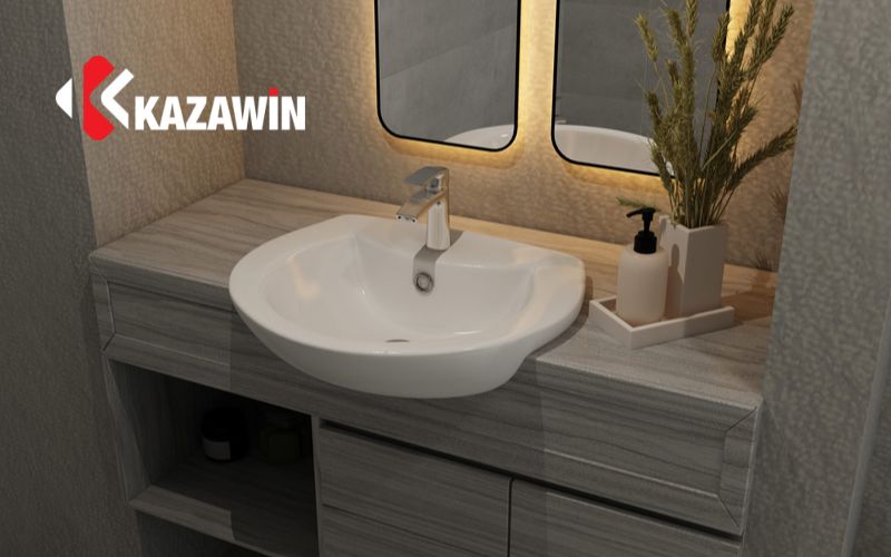 Điều cần phải về chậu lavabo bán âm Điều cần phải về chậu lavabo bán âm
