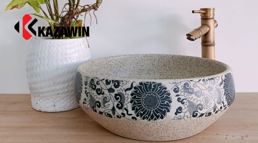 Chậu lavabo bằng sứ 
