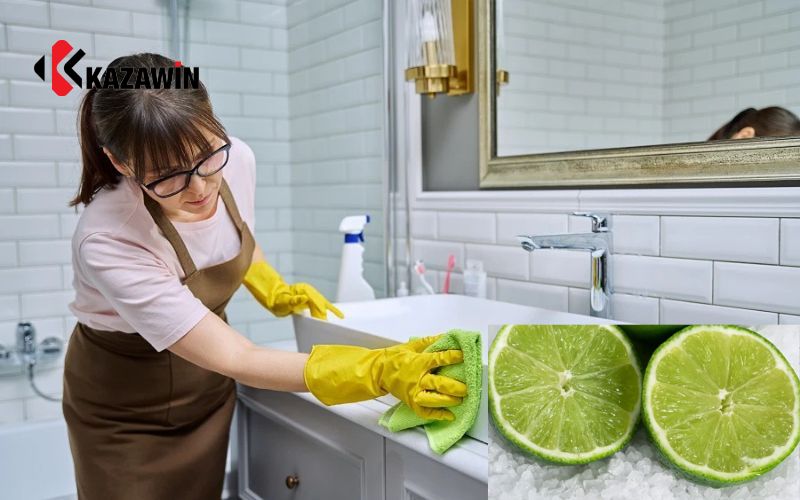 Cách vệ sinh chậu lavabo bằng nguyên liệu tự nhiên