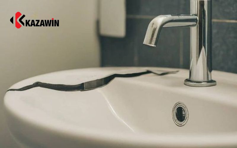 Chậu lavabo bị nứt và cách khác phục