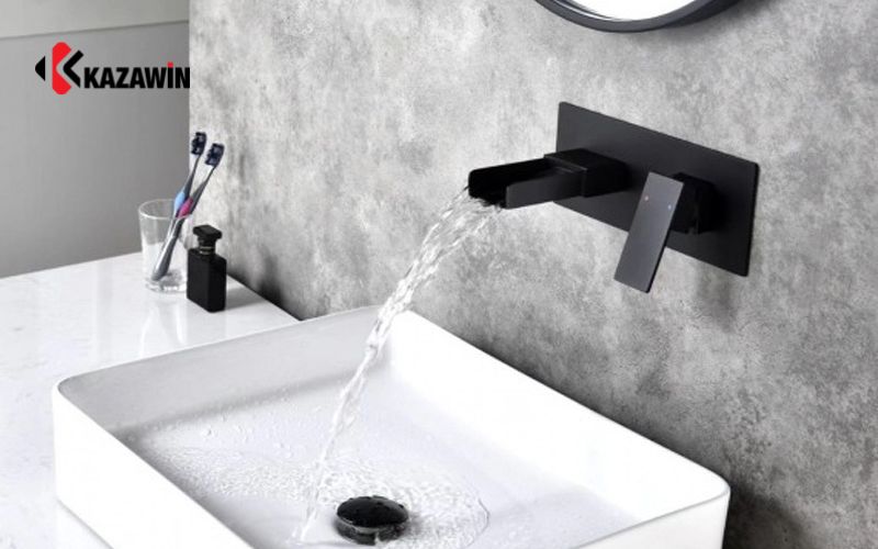 Vòi lavabo gắn tường Kazawin