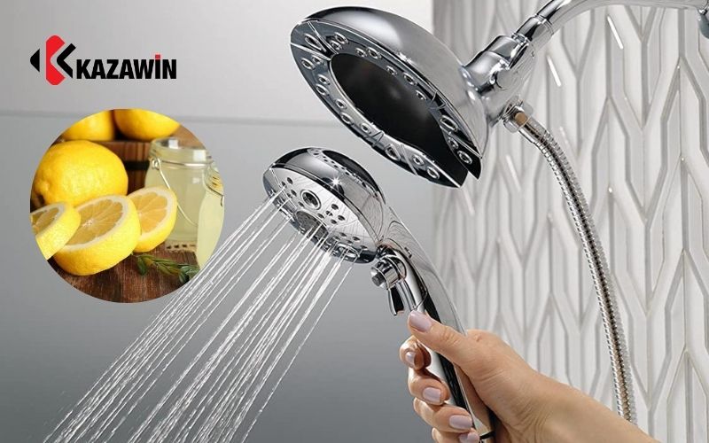 Sửa vòi sen tắm bằng chanh và muối
